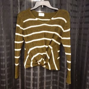 Stripped Sweater.